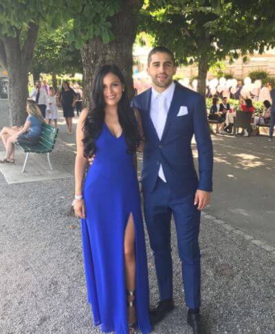 Ricardo Rodriguez with his rumored girlfriend